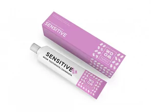 WOOM WOOM Family Sensitive 75 ml  łagodzi nadwrażliwość zębów i dziąseł HM3429 - Pasty do zębów - miniaturka - grafika 1