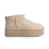 Botki damskie - Botki damskie Ugg Classic Ultra Mini Platform 1135092-SAN 42 - miniaturka - grafika 1