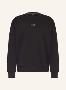 Boss Bluza Nierozpinana Stenson schwarz - BOSS - Bluzy męskie - miniaturka - grafika 1