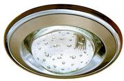Lampy sufitowe - Candellux SSO-01 Bąbelki Nikiel mat | chrom z soczewką kryształową MR16 Oczko sufitowe 2254500 - miniaturka - grafika 1