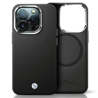 Etui i futerały do telefonów - BMW BMHMP15S23PUFWK iPhone 15 / 14 / 13 6.1"czarny/black Signature Wrapped Metal MagSafe - miniaturka - grafika 1