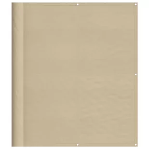 Parawan balkonowy, beżowy, 120x700 cm, 100% poliester Oxford Lumarko! - Markizy - miniaturka - grafika 3