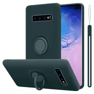 Etui i futerały do telefonów - Pokrowiec Do Samsung Galaxy S10 PLUS w LIQUID ZIELONY Etui TPU Obudowa Ochronny Case Cover Plecki Cadorabo - miniaturka - grafika 1