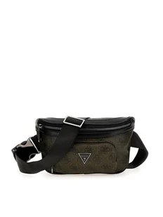 Guess Saszetka nerka Vezzola Smart Mini Bags HMEVZL P3231 Khaki - Nerki - miniaturka - grafika 1