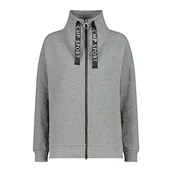 Kurtki damskie - CMP Melange Stretch Fleece Sweatshirt Oversize with Turtleneck Fleece Damska kurtka - miniaturka - grafika 1