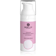 Kremy do twarzy - Basiclab BASICLAB - COMPLEMENTIS - Ceramide Regenerating Cream - Ceramidowy krem regenerujący z 5% betainą i 3% mocznikiem - Odżywienie i odbudowa - Dzień & Noc - 50 ml - miniaturka - grafika 1