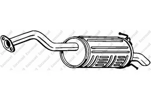 BOSAL Tłumik końcowy 163-055 - Tłumiki - miniaturka - grafika 1