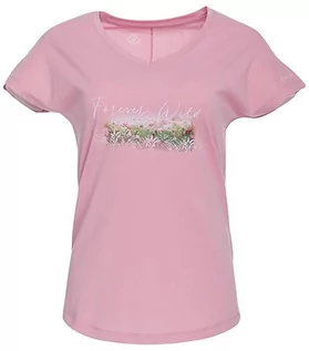 Koszulki i topy damskie - Dare 2b T-shirt "Moments II Tee" w kolorze jasnoróżowym ze wzorem - grafika 1