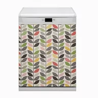 Dekoracje domu - Bluedecor Mata na zmywarkę magnes Kolorowy wzór 60x80 - miniaturka - grafika 1