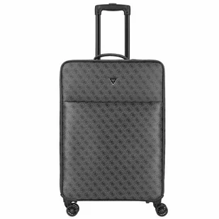 Guess Vezzola 4 kółka Walizka 65 cm coal - Walizki - miniaturka - grafika 1