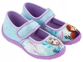Kapcie damskie - Pantofle Kraina Lodu Piękne Kapcie Dla Dziewczynki Do Przedszkola Na Bal 31 - miniaturka - grafika 1