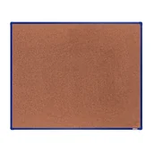 Tablice i flipcharty - boardOK Tablica korkowa boardOK, 150x120 cm, niebieska aluminiowa rama VOK150120-3200 - miniaturka - grafika 1