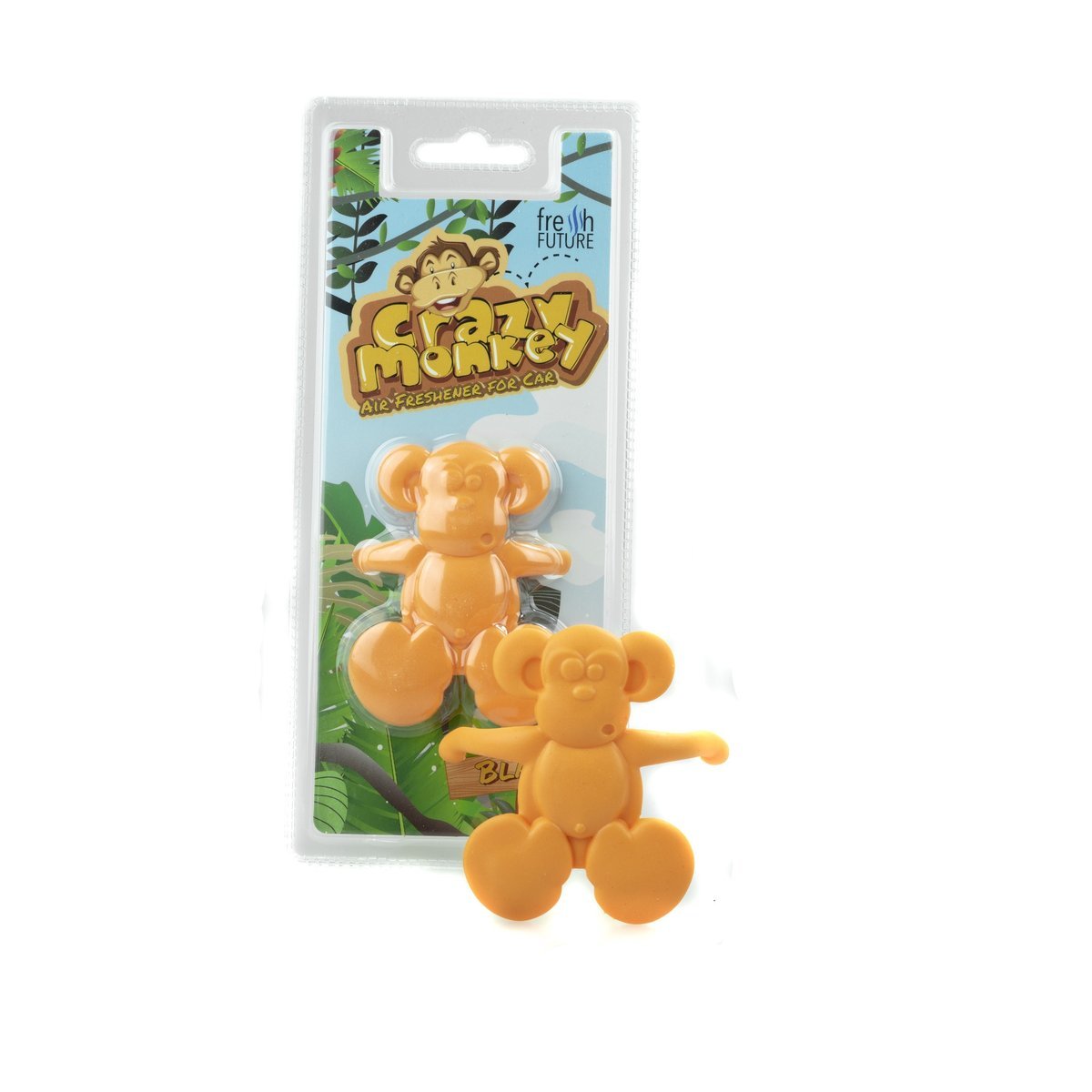 FRESHFUTURE ZAPACH CRAZY MONKEY DO AUTA SAMOCHODOWEGO CZARNA KLASYKA TRWAŁY