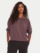 Bluzy damskie - Roxy Bluza Rise & Vibe Sweet ERJFT05012 Fioletowy Relaxed Fit - miniaturka - grafika 1