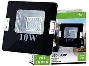Lampy pozostałe - ART Naświetlacz Lampa zew LED,10W,SMD,IP65 AC80-265V,black 6500K-CW L4101530 - miniaturka - grafika 1