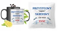 Gadżety dla niej i dla niego - Dla Teścia Zestaw Kubek Magiczny + Poduszka z Nadrukiem ze Zdjęciem - miniaturka - grafika 1