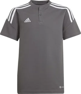 Koszulka dla dzieci adidas Condivo 22 Polo szara HD2314-164cm - Koszulki męskie - miniaturka - grafika 1