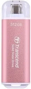 Transcend 512GB EXT. PINK/TS512GESD300P - Dyski SSD - miniaturka - grafika 1