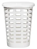 Kosze na bieliznę - Plast Team Kosz na bieliznę Boston 54L Biały - miniaturka - grafika 1