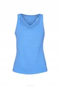 Koszulki i topy damskie - Top tenisowy Fila Top Angelina niebieski XL - miniaturka - grafika 1