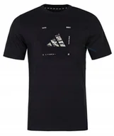 Koszulki męskie - ADIDAS KOSZULKA MĘSKA T-SHIRT TRAINING CAMO LOGO GRAPHIC CLIMACOOL M - miniaturka - grafika 1
