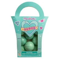 Kosmetyki kąpielowe dla dzieci - Martinelia Crush kule do kąpieli dla dzieci Zielone 8x15g - miniaturka - grafika 1