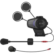 Akcesoria motocyklowe - SENA 10S-02 10S system komunikacji motocyklowej Bluetooth, czarny 10S-02 - miniaturka - grafika 1