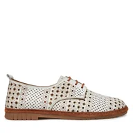 Półbuty damskie - Półbuty Manitu 840136 Biały - miniaturka - grafika 1