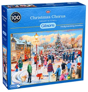 G3 Puzzle 1000 Świateczny chór Nowa - Puzzle - miniaturka - grafika 1