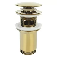 Korki do umywalek - Laveo Laveo Korek klik-klak uniwersalny złoty CKK G2R3 - miniaturka - grafika 1