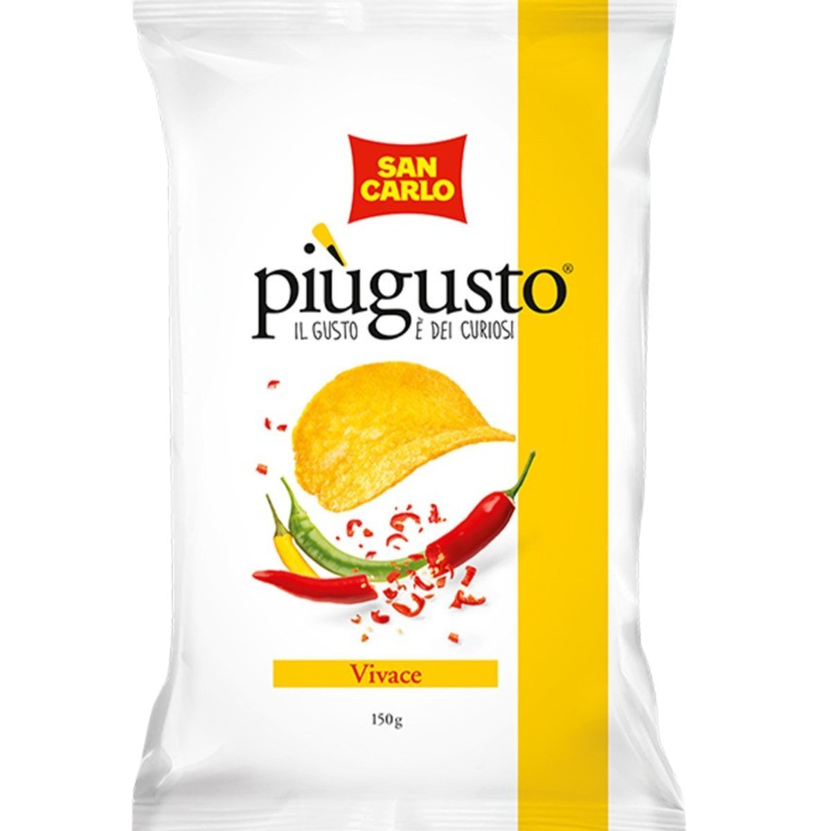 San Carlo Piu Gusto Vivace 150 g włoskie chipsy o smaku papryczki chili