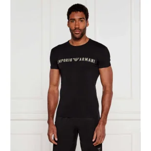Emporio Armani T-shirt Slim Fit stretch - Koszulki męskie - miniaturka - grafika 1