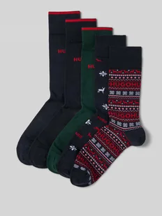 Skarpety długie z mieszanki bawełny w zestawie 5 szt. - Skarpetki męskie - miniaturka - grafika 1