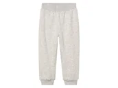 Spodnie i spodenki dla dziewczynek - lupilu® Spodnie niemowlęce z polaru (98/104, Szary) - miniaturka - grafika 1