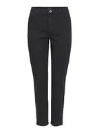 Spodnie damskie - PIECES dżinsy damskie, czarny denim, M - miniaturka - grafika 1