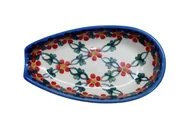 Świeczniki - Ceramiczna podstawka na łyżkę Ceramika Bolesławiec - miniaturka - grafika 1