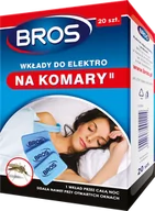 Zwalczanie i odstraszanie szkodników - Bros Sp z o.o wkłady do elektro na komary 20szt 011 - miniaturka - grafika 1