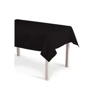 Obrusy i serwetki - Dekoria Obrus prostokątny Black czarny) 130 × 180 cm Cotton Panama - miniaturka - grafika 1