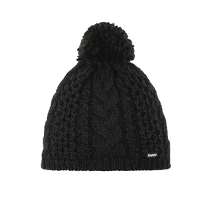 Damska czapka zimowa Eisbar Afra Pompon MU black - ONE SIZE - Czapki damskie - miniaturka - grafika 1