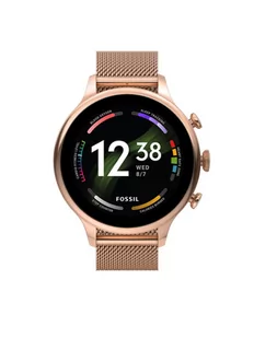 Fossil Gen 6 FTW6082 Złoty - Smartwatch - miniaturka - grafika 1