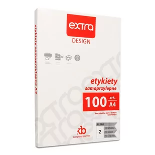 Etykiety Kompania Biurowa A4 210mmx148mm białe 100ark. - Etykiety do drukarek - miniaturka - grafika 1
