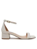 Sandały damskie - Steve Madden Sandały Gena SM11003579 Écru - miniaturka - grafika 1