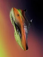 Buty sportowe męskie - 4F Buty do biegania Speed Runner męskie - pomarańczowe 40 - miniaturka - grafika 1