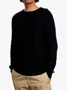 RVCA DESMOND black męska marka sweter - M - Swetry dla chłopców - miniaturka - grafika 1
