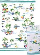 Ściereczki, gąbki, czyściki - RĘCZNIK KUCHENNY ASHDENE Rajski Ogród - Egzotyczne Palmy - miniaturka - grafika 1