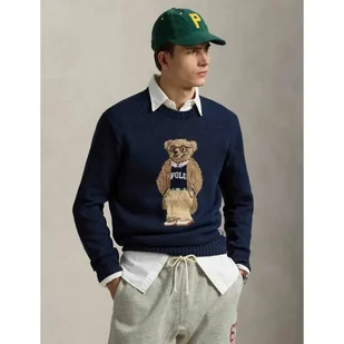 POLO RALPH LAUREN Lniany sweter Regular Fit - Swetry męskie - miniaturka - grafika 1