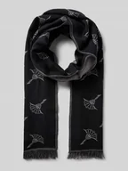 Apaszki i szaliki męskie - Szal z wystrzępieniami model ‘Feris’ - miniaturka - grafika 1