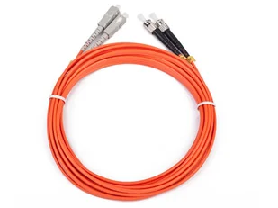 Gembird światłowód krosowy ST-SC duplex mm 50/125 OM2 pomarańczowy 5 m (CFO-STSC-OM2-5M) - Patchcordy - miniaturka - grafika 5