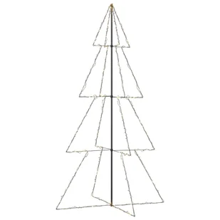 vidaXL Ozdoba świąteczna w kształcie choinki, 360 LED, 143x250 cm - Ozdoby bożonarodzeniowe - miniaturka - grafika 1