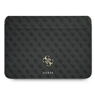 Torby na laptopy - Guess Torba Sleeve GUCS13G4GFGR 13 cali szary/grey 4G Big Logo GUE1204GRY - miniaturka - grafika 1